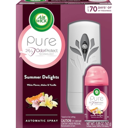 Air Freshener Starter Kit,Summer Delights,6.17 Oz,,MI, PK 4